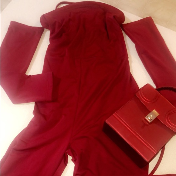 Long sleeve off shoulder romper Fits Md-XL - Picture 4 of 4